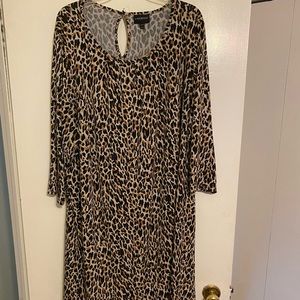 Leopard print dress